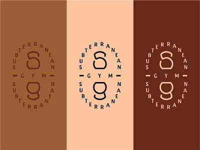 𝕤𝕦𝕓𝕥𝕖𝕣𝕣𝕒𝕟𝕖𝕒𝕟 𝕘𝕪𝕞 athletic athletic logo brand branding brown color options design gym gym flyer gym logo illustration kettlebell logo minimal monogram sports sports branding type logo typogaphy vector
