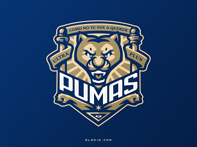 Pumas badge badgedesign branding cat dlanid fifa football icon identity illustration logo logo mark logotype mark mascot puma soccer sports sports logo tiger