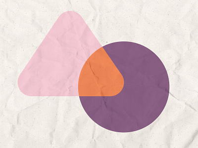 Besties abstract branding design playful shapes