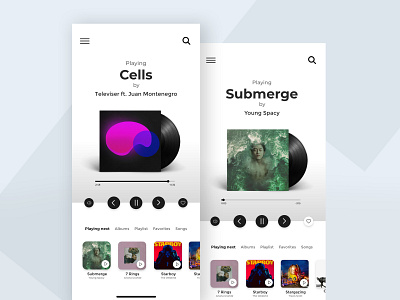 Music Vinyl Player adobe xd animation app app design brand concept design icon illustration music app music app ui player ui ui ux