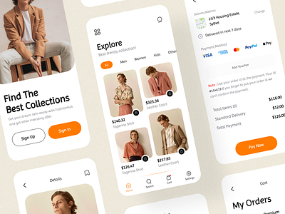 E-Commerce App app app design app ui ecommerce ecommerce app fashion app fashion store app ui ux