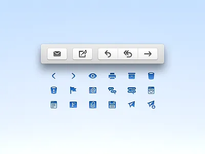 MailMate toolbar icons