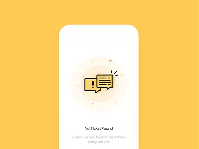 No Support Tickets Found | Empty State branding design gradient illustration no ticket found rohit bind ui ux vector