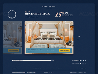 Quartos Etc - Landing Page brazil braziliandesigner business design digitaldesign ecommerce design furniture design furniture shop graphicdesign landing page landing page concept landingpagedesign slideshow ui uidesign uidesigner userinterface website website concept websitebanner