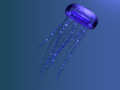 jellyfish 3d art c4d c4dart jelly fish ocean