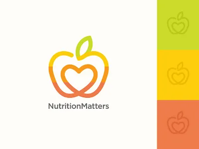 Fruit / Nutrition Logo Design colorful colors colourful colours eating ecological farmers foods fruits healthfood healthy hearts juices markets nutrition nutritional nutritionist organics rainbow smoothies