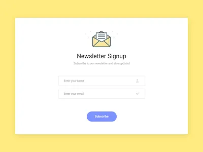 DailyUI#26 Subscribe card dailyui design newsletter signup subscribe