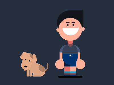 goodBoy design flat illustration ui ux