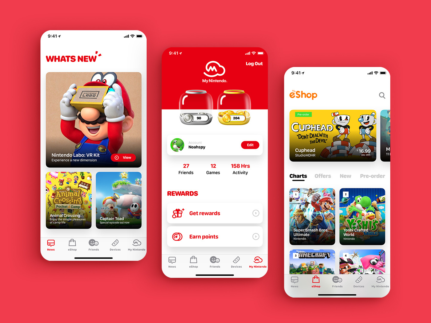 Nintendo Concept App