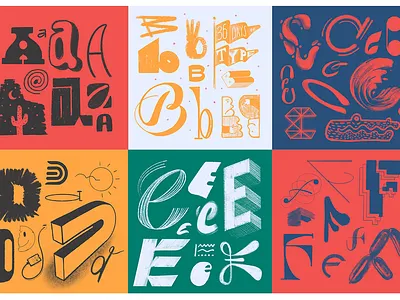 36 Days of Type (A-F) 36daysoftype 36daysoftype a 36daysoftype b 36daysoftype c 36daysoftype d 36daysoftype e 36daysoftype f design illustration lettering procreate type typography