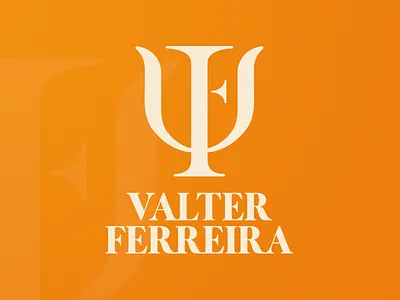 Valter Ferreira | Logotype brand branding clinical identity letter f letter v logo logo brand mark logo design logo design branding logo design concept logo mark logotype psychologist psychology smart logo
