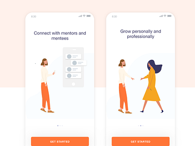 Thrive 5 Copy 2 illustration mobile app ui ux