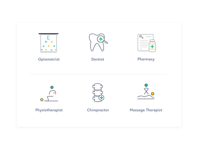 Clinicmates Icons icon illustration medical ui website