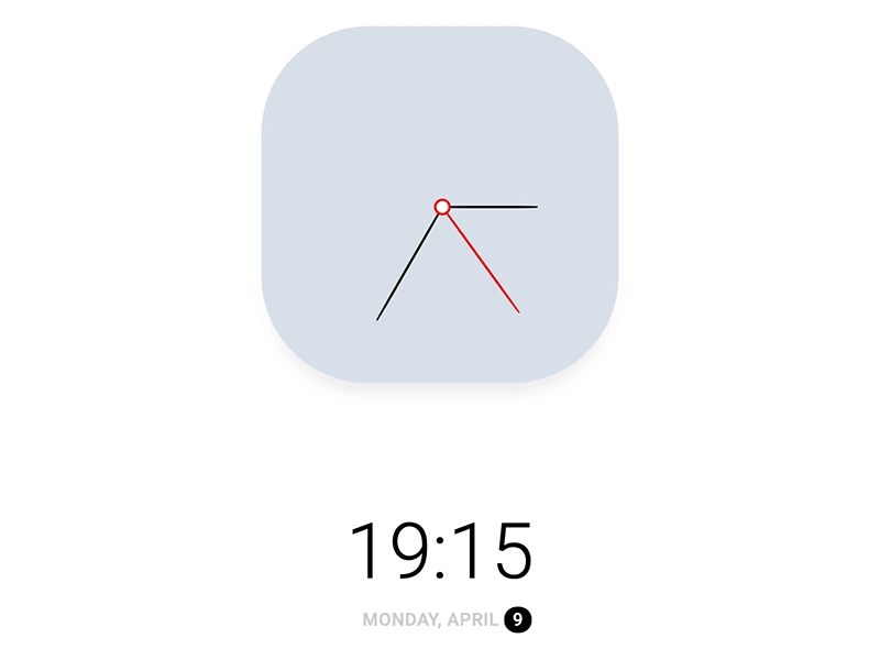 Clock clock css react transitions uidesign