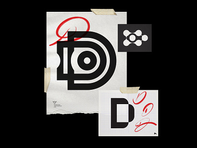 "D" – 36 Days of Type 2019 brush display display type font illustrator script type typography vector