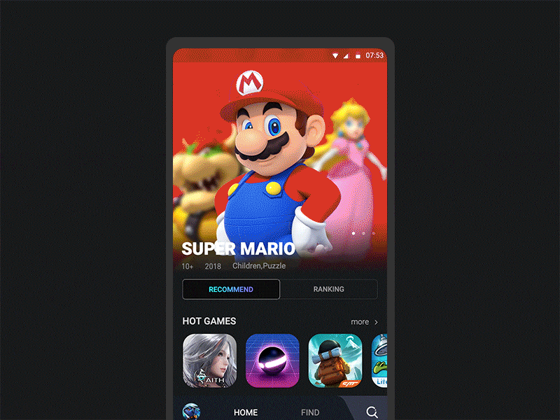 AXE丨Game Platform android app game ui ux