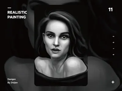 Realistic painting illustration 插图