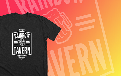 Rainbow Tavern illustration t shirts