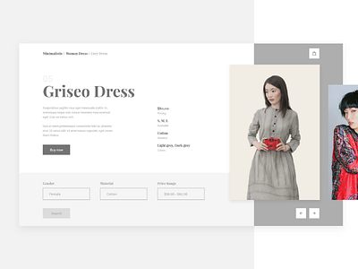 Minimalist Fashion Web | #Exploration explore fashion landing minimal monochrome place travel ui ux web web design webdesign white
