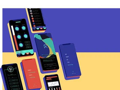 Interactive Speaker User Interface app design flat interactive design interface design ui