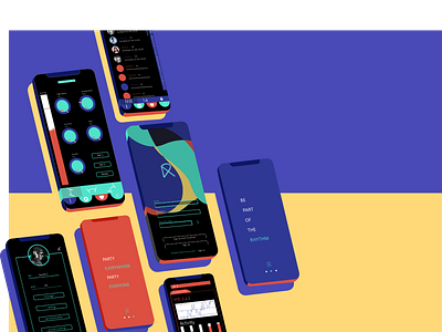 Interactive Speaker User Interface app design flat interactive design interface design ui