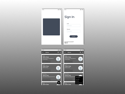 Gainz Wireframe app design mobile app design ui ui designer uidesign ux ux design ux designer wireframe wireframe design