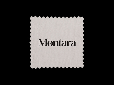 Montara Logotype brand branding font grafier logo pangram pangram type typography vector
