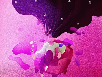 The High Life character design digital art illustration