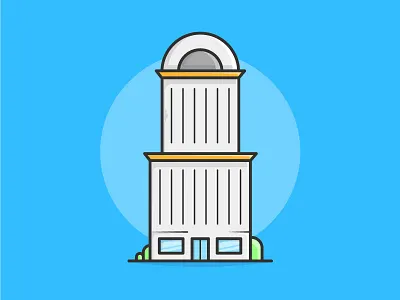 Skyscraper Building building construction flatdesign illustration skyscraper vector