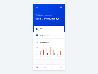 Mobile Dashboard dashboad mobile app mobile dashboard naveenparne user experience design wallet app