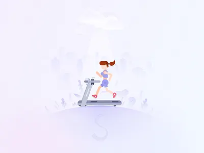girl is running running