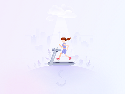 girl is running running