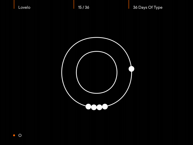 Day 15/36 - O 36daysoftype after effects animated animation animography font gif kinetic loop lovelo motion type typeface typography