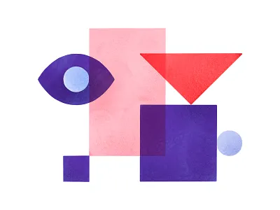 Z1 Branding - Values Spot Illustrations balanced blending brand brand identity branding design figures geometry illustration primitive shapes procreate shapes textures values z1