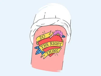 Do The Right Thing crello illustration values