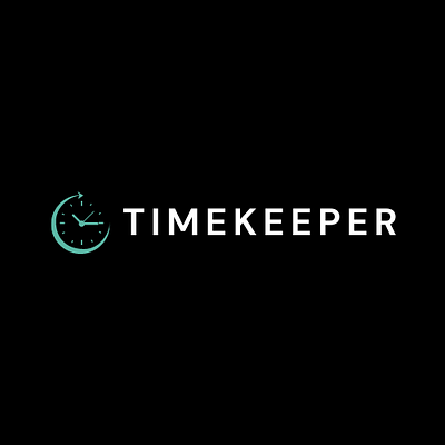 TimeKeeper App Logo app branding design graphic design illustration logo typography ui ux vector