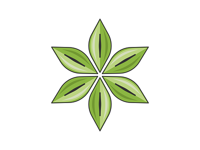 Leaf Spiral affinity clean design green ground health illustration leaf logo minimal natural nature plants spiral vector