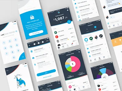 iOS Banking App Case Study banking banking app classy clean finance finance app financial financial app fintech ios ios 12 ios app design iphone mobile app mobile app design mobile design