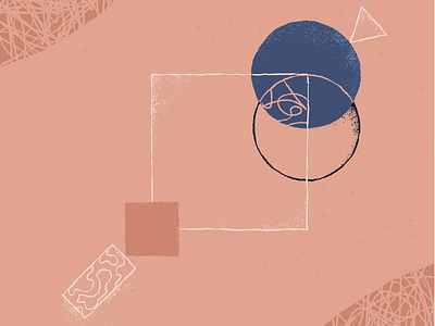 Shape composition II abstract colours composition experiment shapes textures