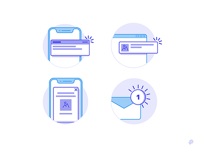 Notifications 2d design icon icons illustration line lineart linen lines monochrome vector