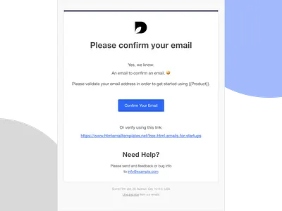 Confirm Email email template html email responsive email