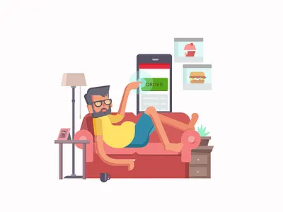 Weekend scenes 🌮🍺 animations coffee design designer drinks food icons illustration zomato