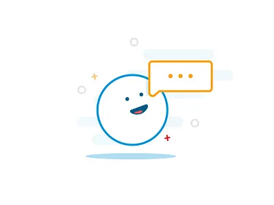 Chat with us! app design illustration ui vector