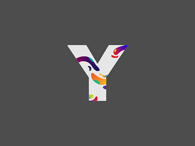 Y for 36daysoftype 36days 36daysoftype abstract colour icon letter logo mark psychedelic type