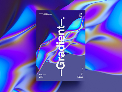 S&Go.313.Gradient. adobe art collage collageart color gradient illustration love photoshop poster posterdesign retro swiss texture type typography vector