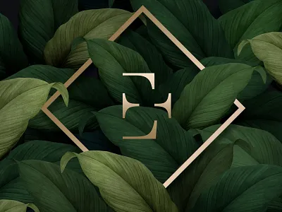 Etchitch logo brandidentity branding color design agency golden green identity branding illustration logo logo 2d nature negative space logo website