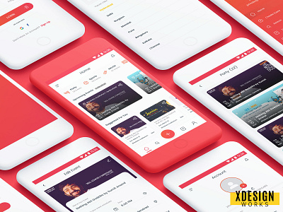 Areuin App Design app appdesign checkout design flat icon login payment form signup typography ui ux xdesignworks