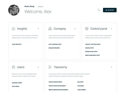 Admin dashboard (SaaS product) admin analytics b2b b2c data interface interface design minimal software ux web app