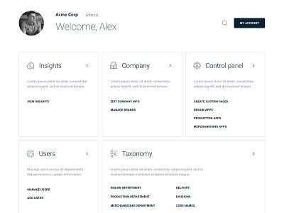 Admin dashboard (SaaS product) admin analytics b2b b2c data interface interface design minimal software ux web app