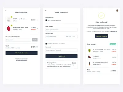 Shopkit 2.0 Exploration api bag basket billing cart checkout commerce confirmation ecommerce form moltin panel payment shipping shopping